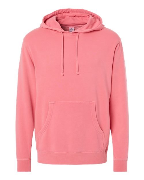 Unisex Midweight Pigment-Dyed Hooded Sweatshirt - Image 65