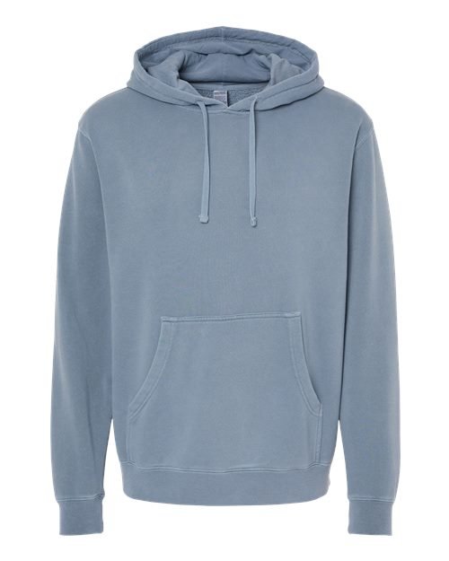 Unisex Midweight Pigment-Dyed Hooded Sweatshirt - Image 89