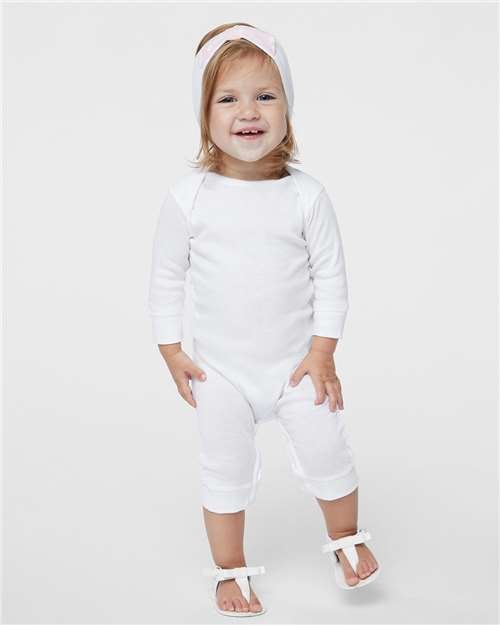 Infant Long Legged Baby Rib Bodysuit - Image 42