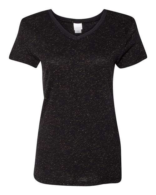 Women’s Glitter V-Neck T-Shirt