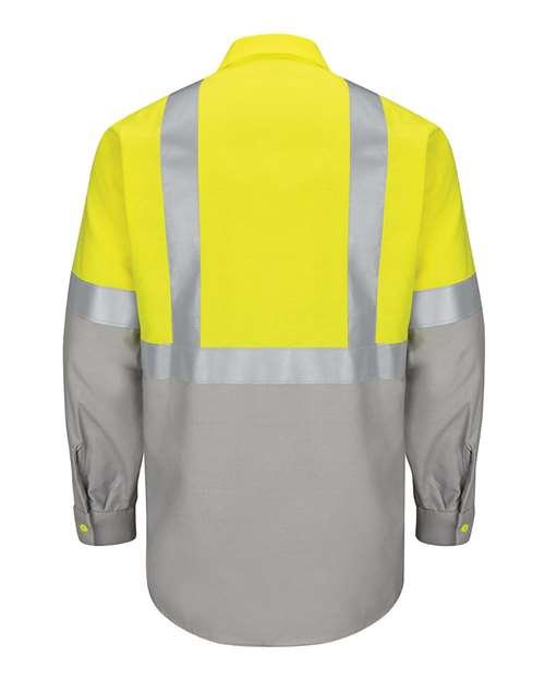 Men's Enhanced & Hi-Visibility Long Sleeve Work Shirt - Image 7