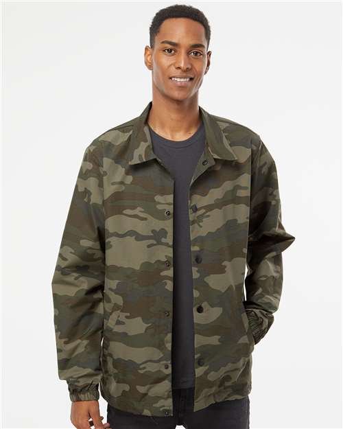 Men's Water-Resistant Windbreaker Coach’s Jacket - Image 23