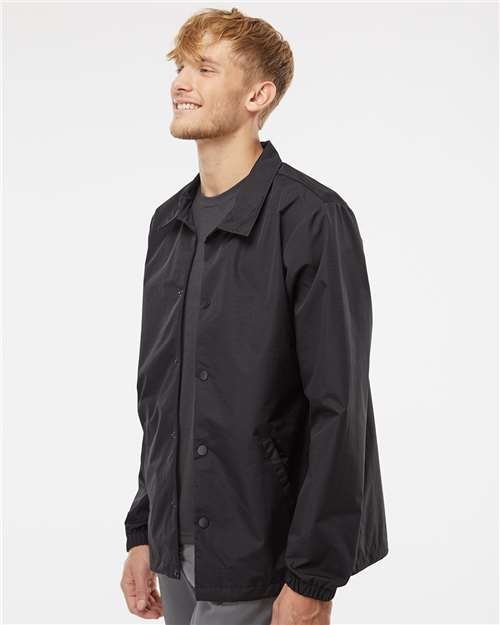 Men's Water-Resistant Windbreaker Coach’s Jacket - Image 12