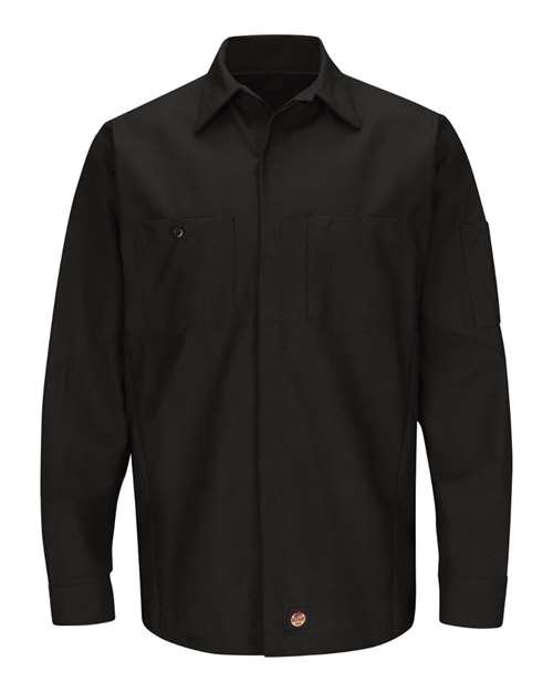 Men's Long Sleeve Automotive Crew Shirt