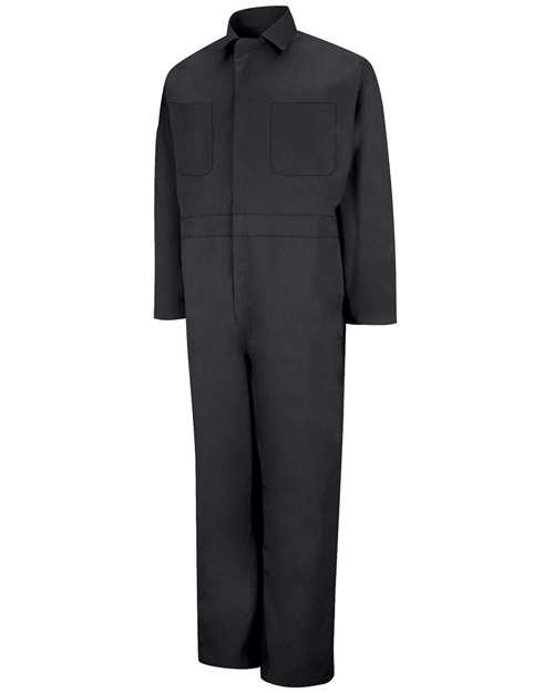 Men's Extended Sizes Twill Action Back Coverall
