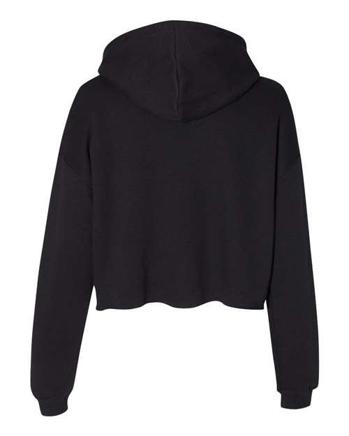 Women's Crop Fleece Hoodie Sweatshirt - Image 9