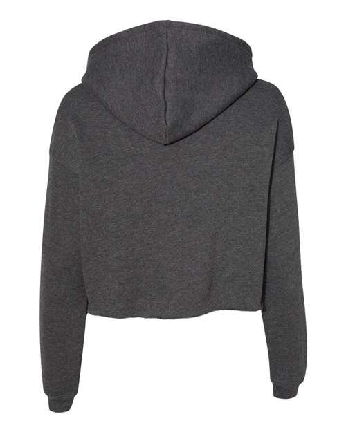 Women's Crop Fleece Hoodie Sweatshirt - Image 12