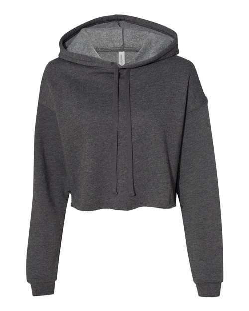 Women's Crop Fleece Hoodie Sweatshirt - Image 11