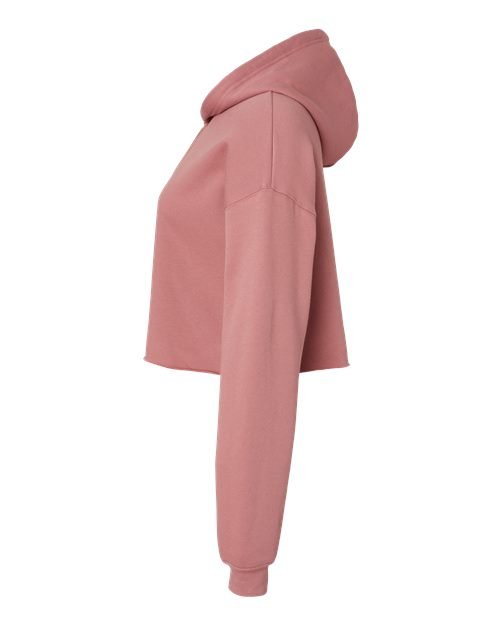 Women's Crop Fleece Hoodie Sweatshirt - Image 31