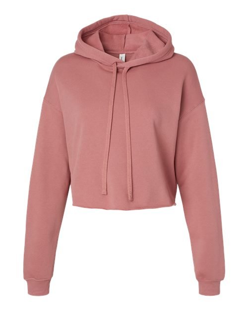 Women's Crop Fleece Hoodie Sweatshirt - Image 29