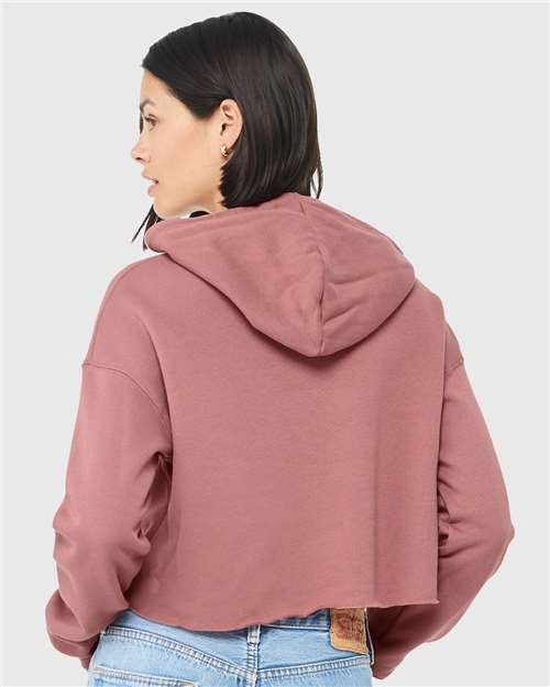 Women's Crop Fleece Hoodie Sweatshirt - Image 34