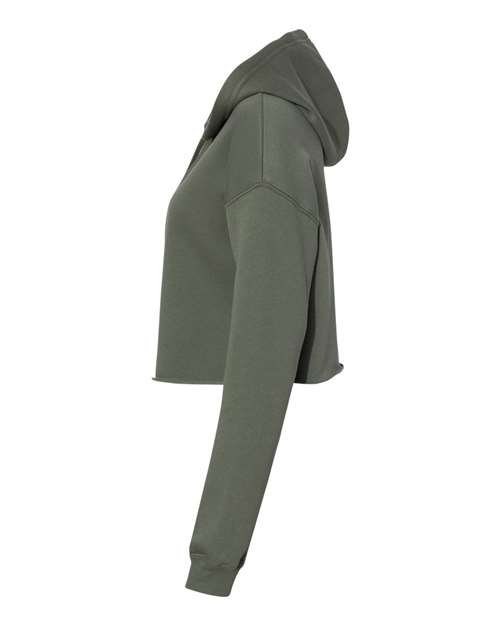 Women's Crop Fleece Hoodie Sweatshirt - Image 36