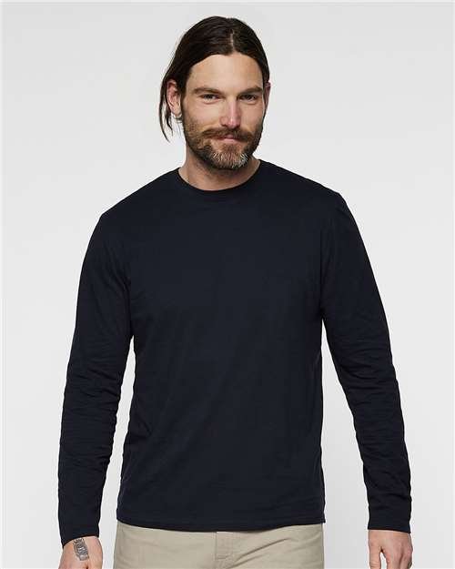 Men's Fine Jersey Long Sleeve Tee - Image 35