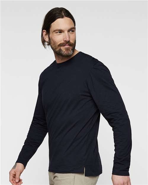 Men's Fine Jersey Long Sleeve Tee - Image 36