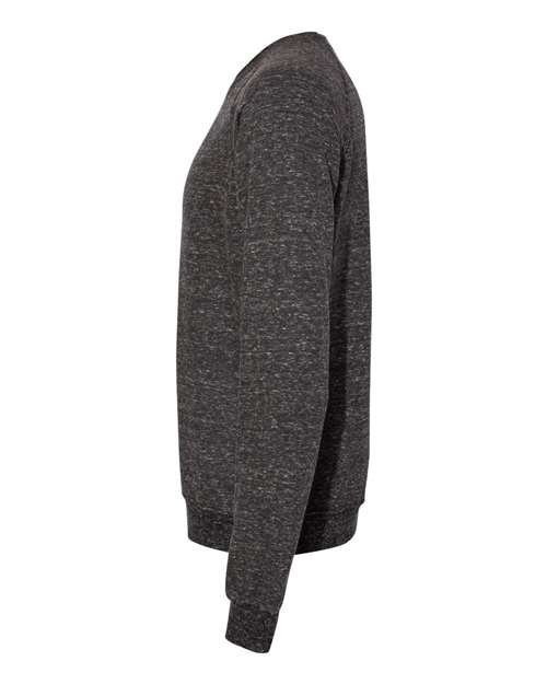 Unisex Snow Heather French Terry Crewneck Sweatshirt - Image 3