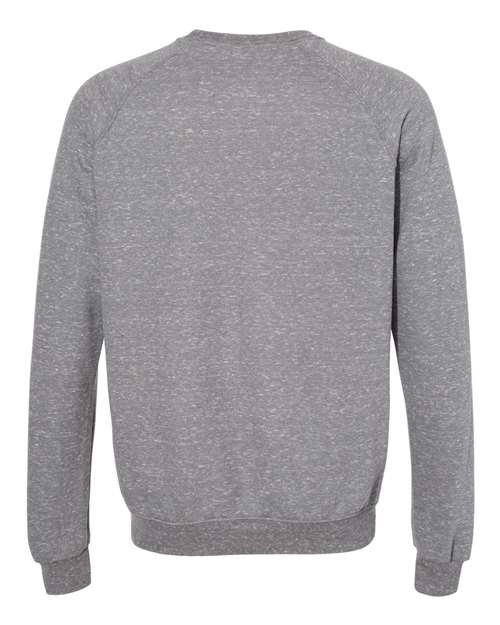 Unisex Snow Heather French Terry Crewneck Sweatshirt - Image 9