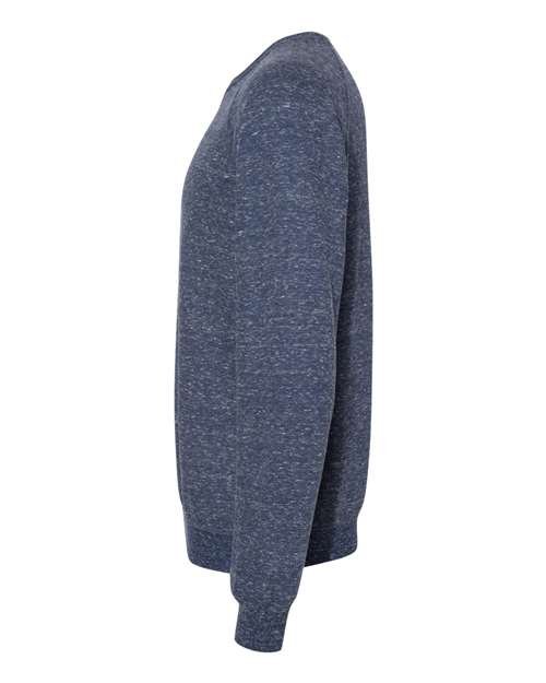 Unisex Snow Heather French Terry Crewneck Sweatshirt - Image 28