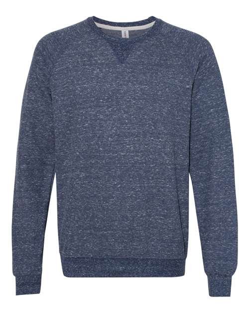 Unisex Snow Heather French Terry Crewneck Sweatshirt - Image 26