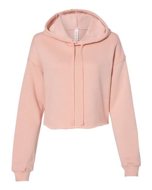 Women's Crop Fleece Hoodie Sweatshirt - Image 40