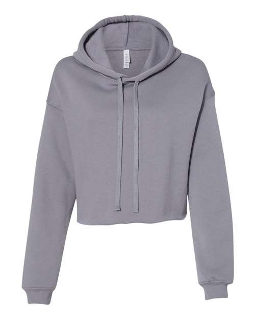 Women's Crop Fleece Hoodie Sweatshirt - Image 52
