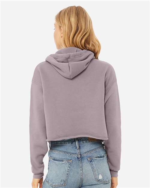 Women's Crop Fleece Hoodie Sweatshirt - Image 57