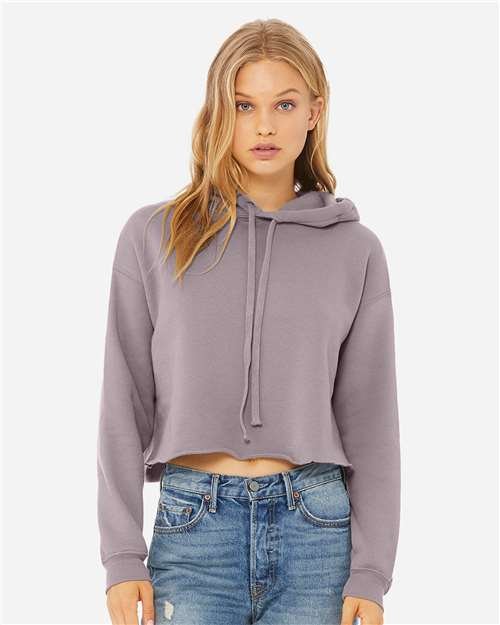 Women's Crop Fleece Hoodie Sweatshirt - Image 55