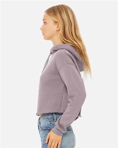 Women's Crop Fleece Hoodie Sweatshirt - Image 56