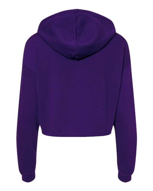 Women's Crop Fleece Hoodie Sweatshirt - Image 59