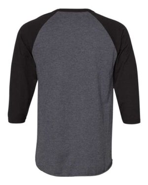 Alternative view of Premium Blend Ringspun Three-Quarter Sleeve Raglan Baseball T-Shirt