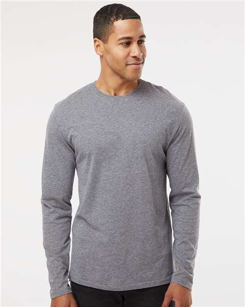 Men's Fine Jersey Long Sleeve Tee - Image 17