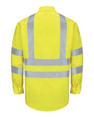 Alternative view of Men's Enhanced & Hi-Visibility Long Sleeve Work Shirt