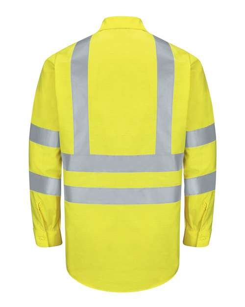 Men's Enhanced & Hi-Visibility Long Sleeve Work Shirt - Image 2
