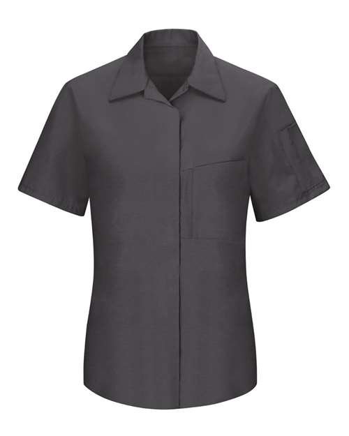 Women's Performance Plus Short Sleeve Shop Shirt with Oilblok Technology - Image 4