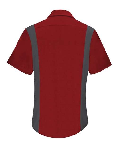 Women's Performance Plus Short Sleeve Shop Shirt with Oilblok Technology - Image 7