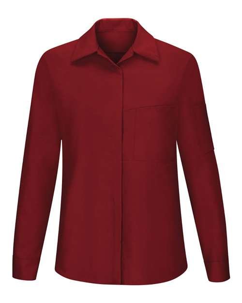 Women's Performance Plus Long Sleeve Shop Shirt with Oilblok Technology - Image 6