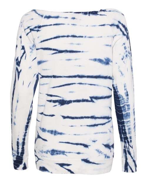 Women's French Terry Off-the-Shoulder Tie-Dyed Sweatshirt - Image 9