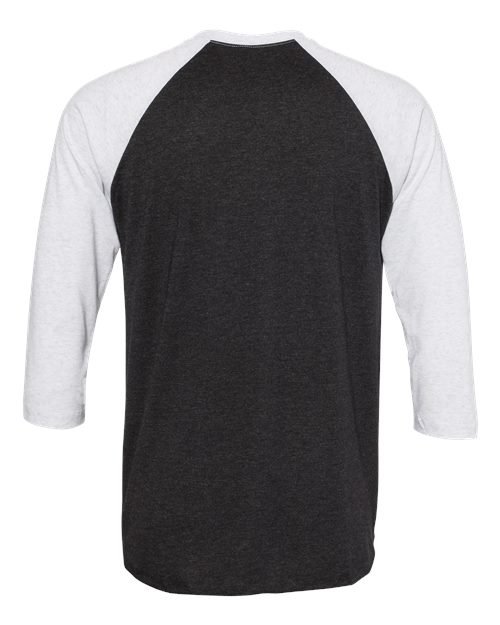 Unisex Triblend Three-Quarter Raglan T-Shirt - Image 9