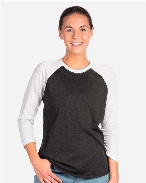 Unisex Triblend Three-Quarter Raglan T-Shirt - Image 11