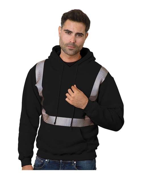 Unisex USA-Made High Visibility Hooded Sweatshirt - Image 2