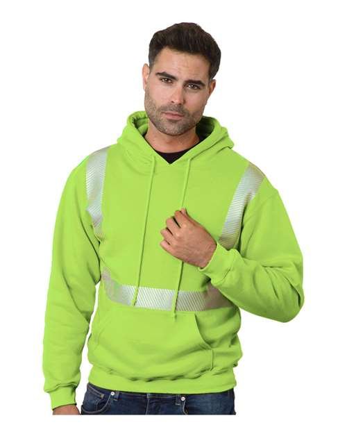 Unisex USA-Made High Visibility Hooded Sweatshirt - Image 4