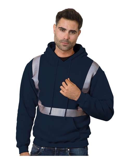 Unisex USA-Made High Visibility Hooded Sweatshirt - Image 5