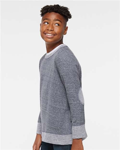 Youth Harborside Mélange French Terry Crewneck Sweatshirt - Image 12