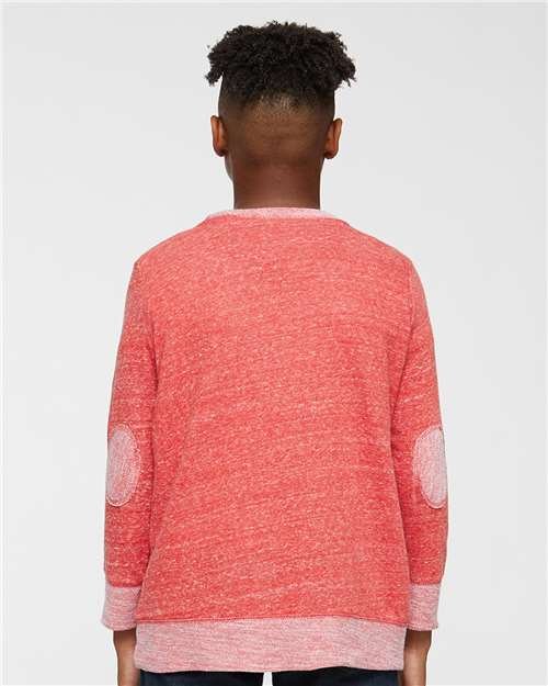 Youth Harborside Mélange French Terry Crewneck Sweatshirt - Image 22