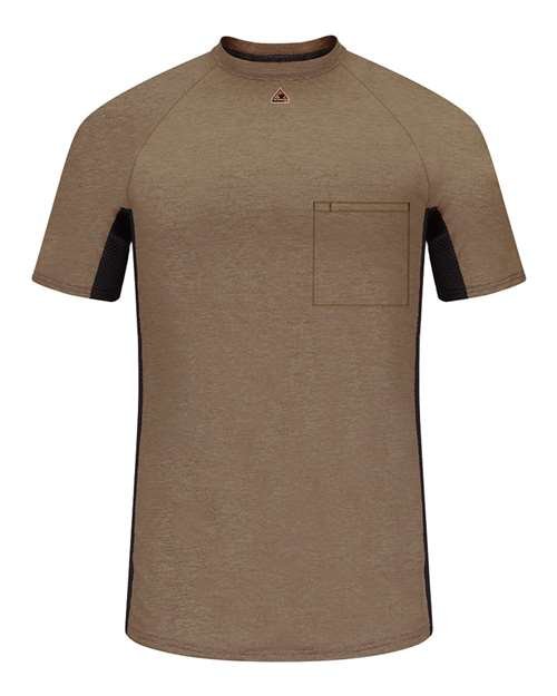 Men's FR Two-Tone Base Layer with Concealed Chest Pocket- EXCEL FR - Image 4
