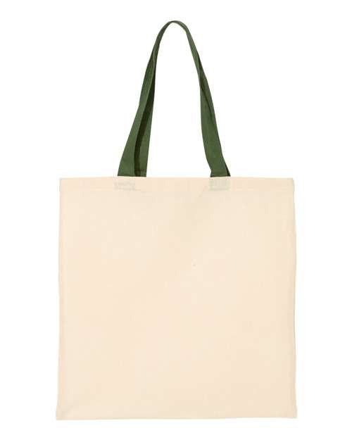 Economical Tote with Contrast-Color Handles - Image 6