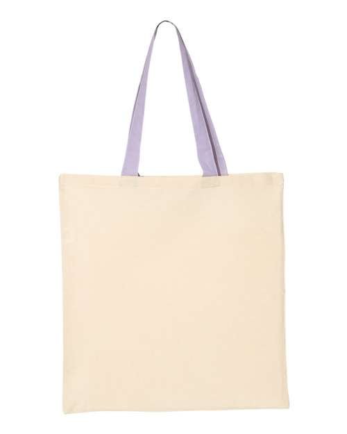 Economical Tote with Contrast-Color Handles - Image 12