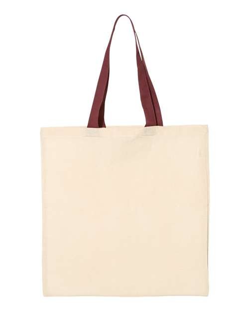 Economical Tote with Contrast-Color Handles - Image 15