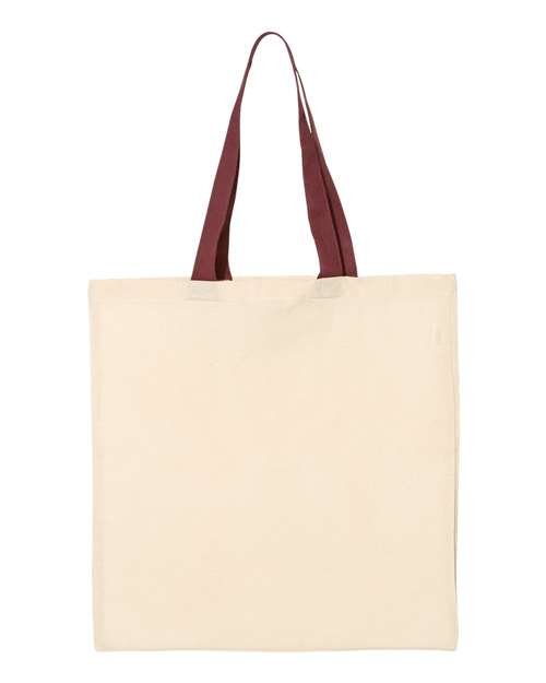 Economical Tote with Contrast-Color Handles - Image 14