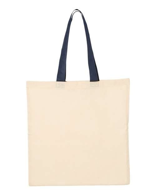 Economical Tote with Contrast-Color Handles - Image 17