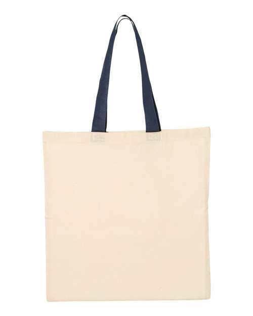 Economical Tote with Contrast-Color Handles - Image 16